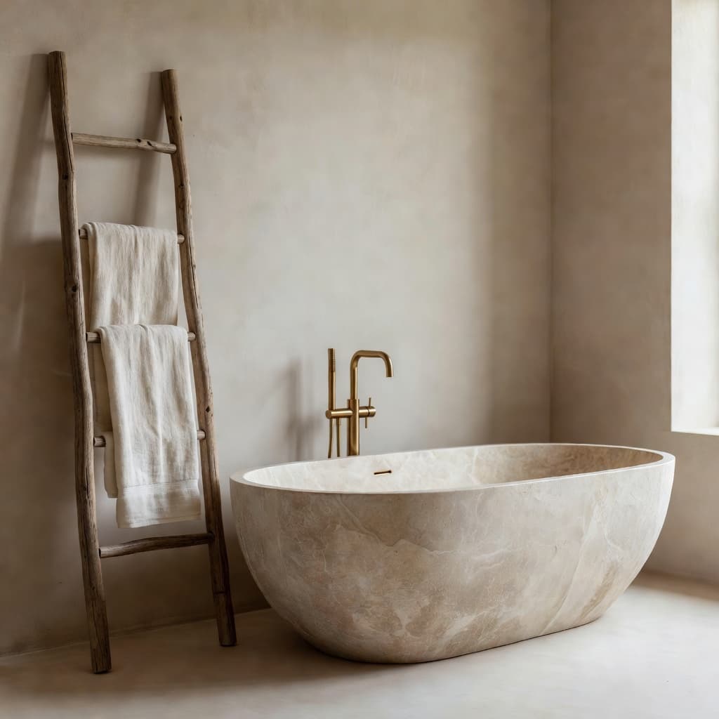 Bathroom redesigned with DecorAI