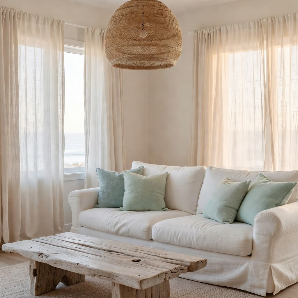 Coastal interior design style