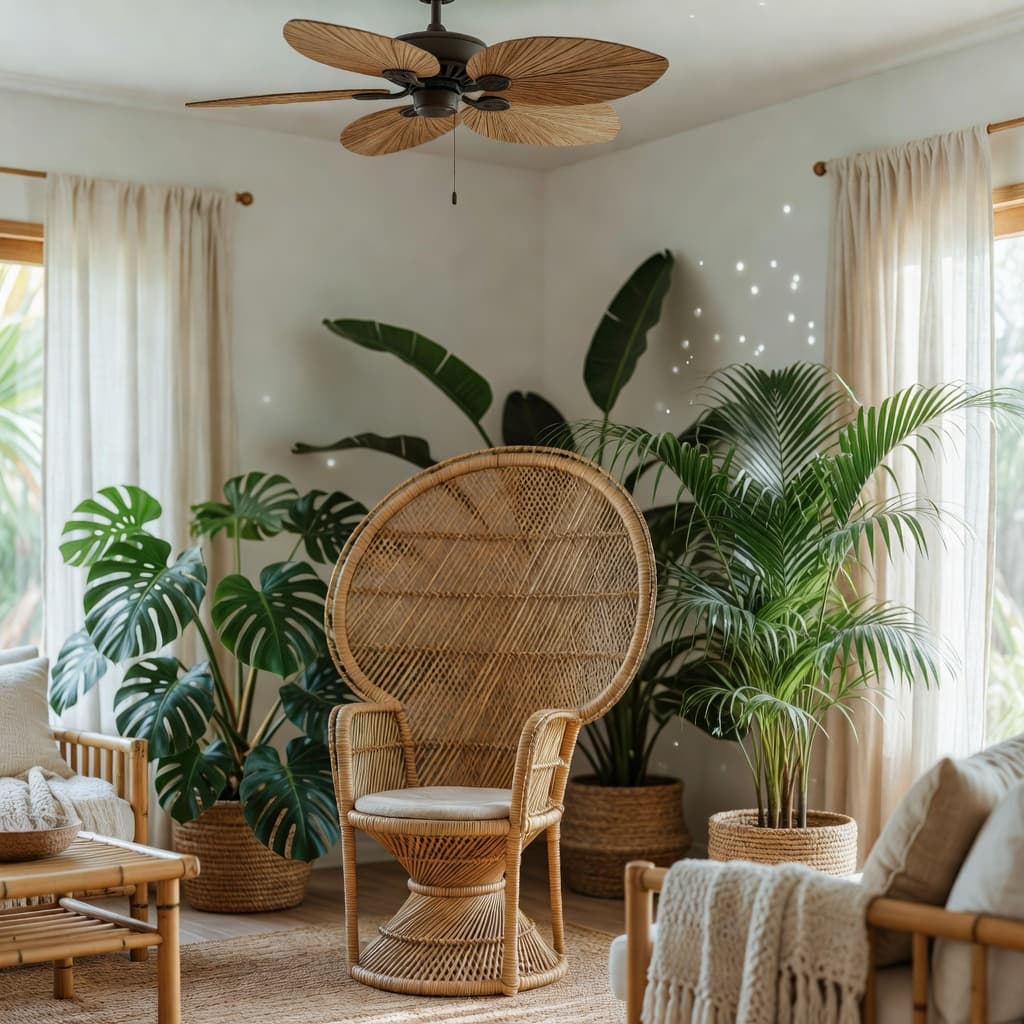 Tropical interior design style