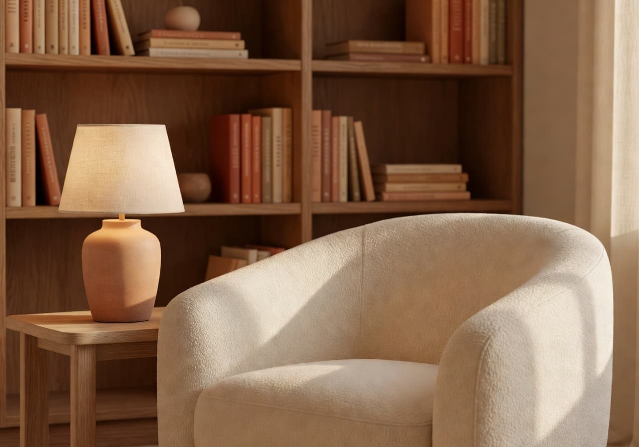 DecorAI app — reading nook redesigned